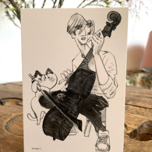 Post Card: Adagio & Toni am Cello