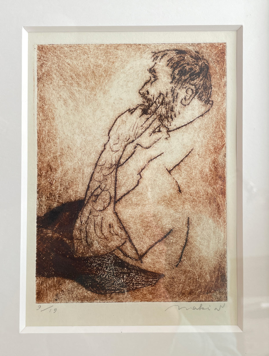 Kaltnadelradierung: Fred