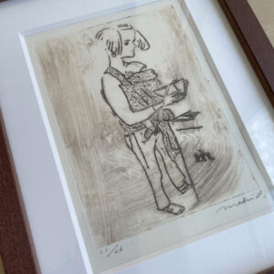 Kaltnadelradierung: Leipziger Buchmesse