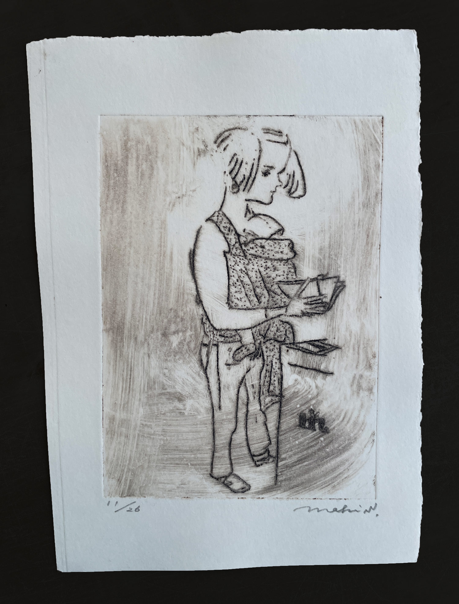 Kaltnadelradierung: Leipziger Buchmesse – Bild 3