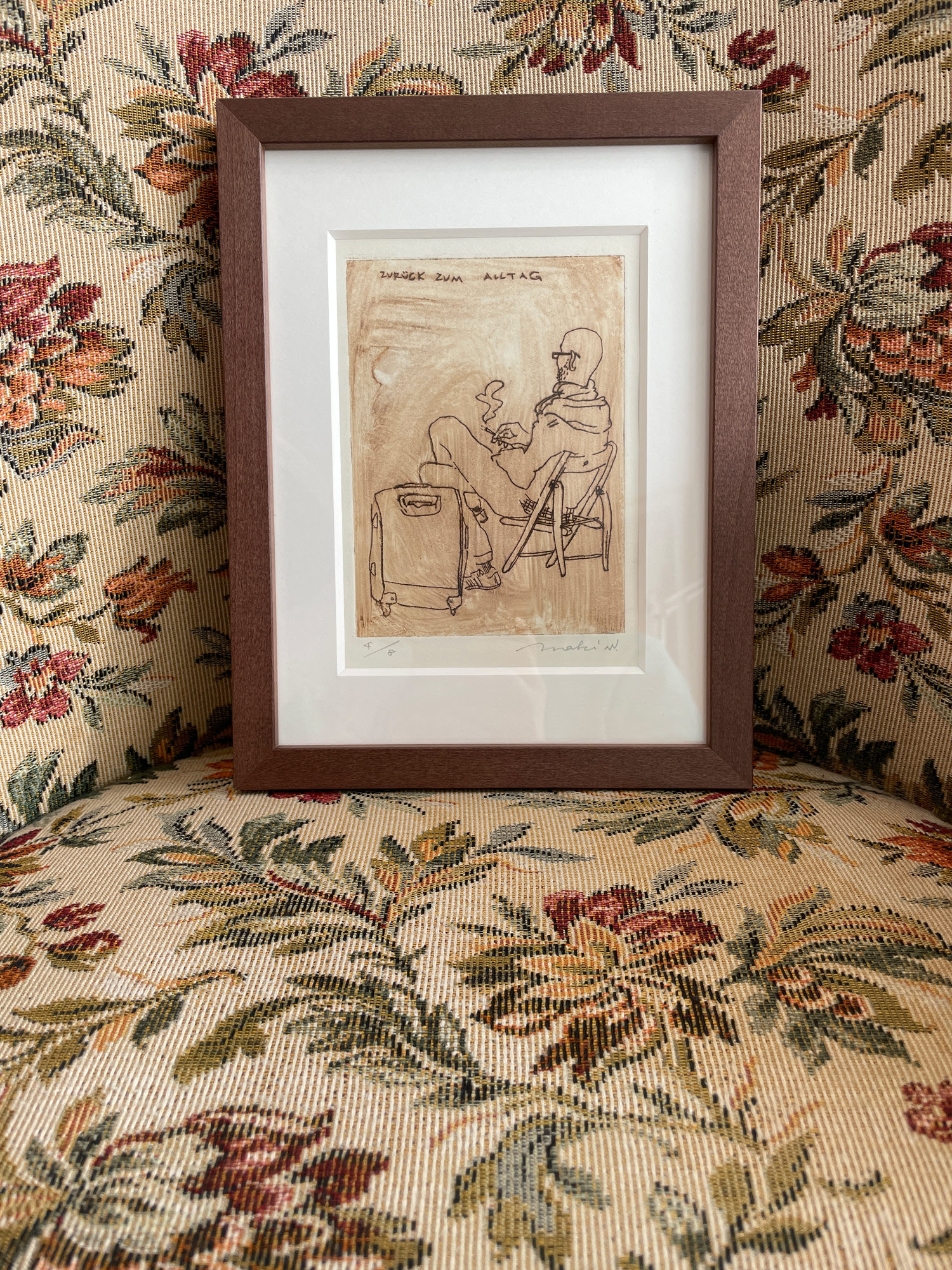 Kaltnadelradierung: Zurück zum Alltag – Bild 7