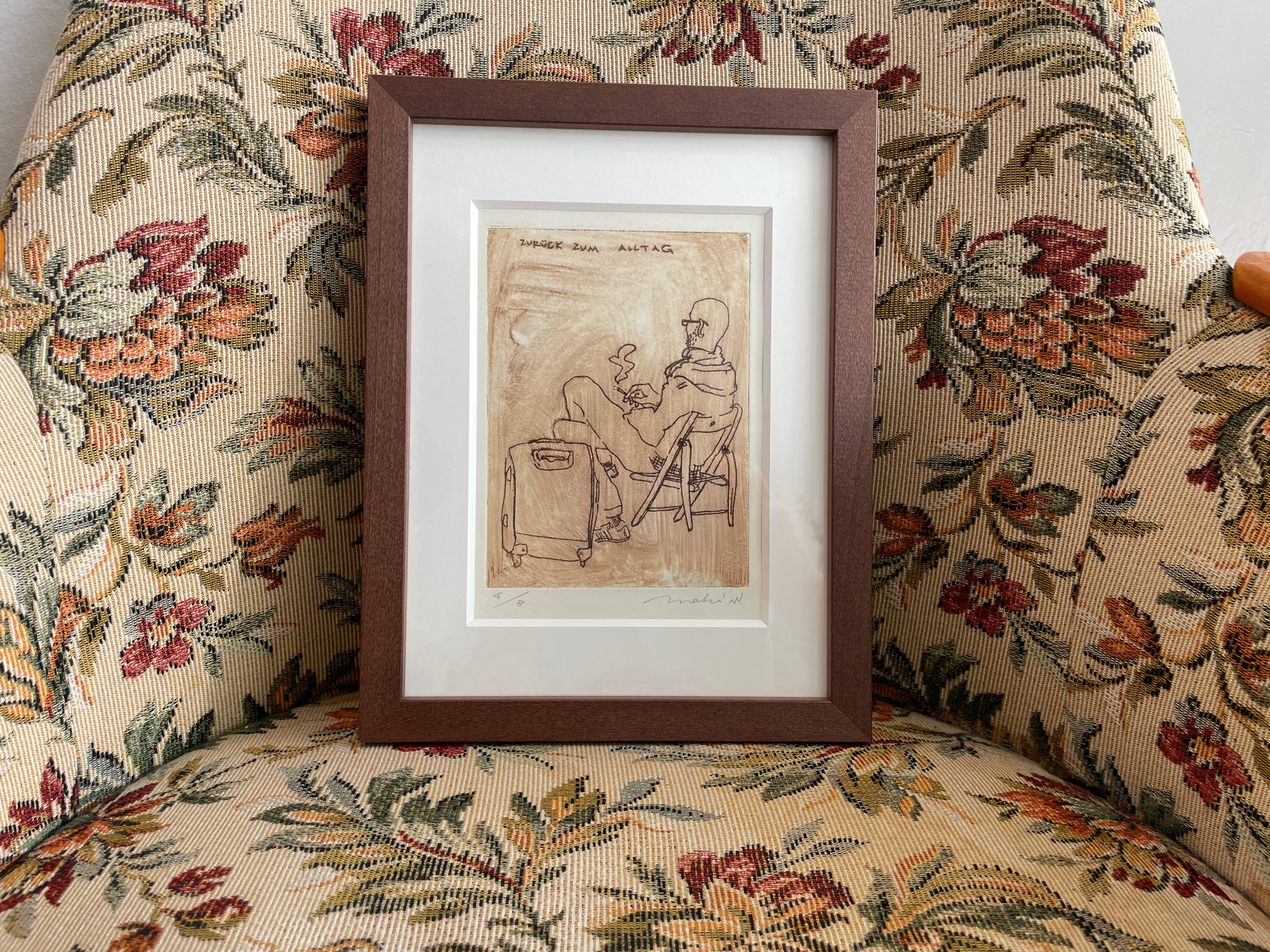 Kaltnadelradierung: Zurück zum Alltag – Bild 2