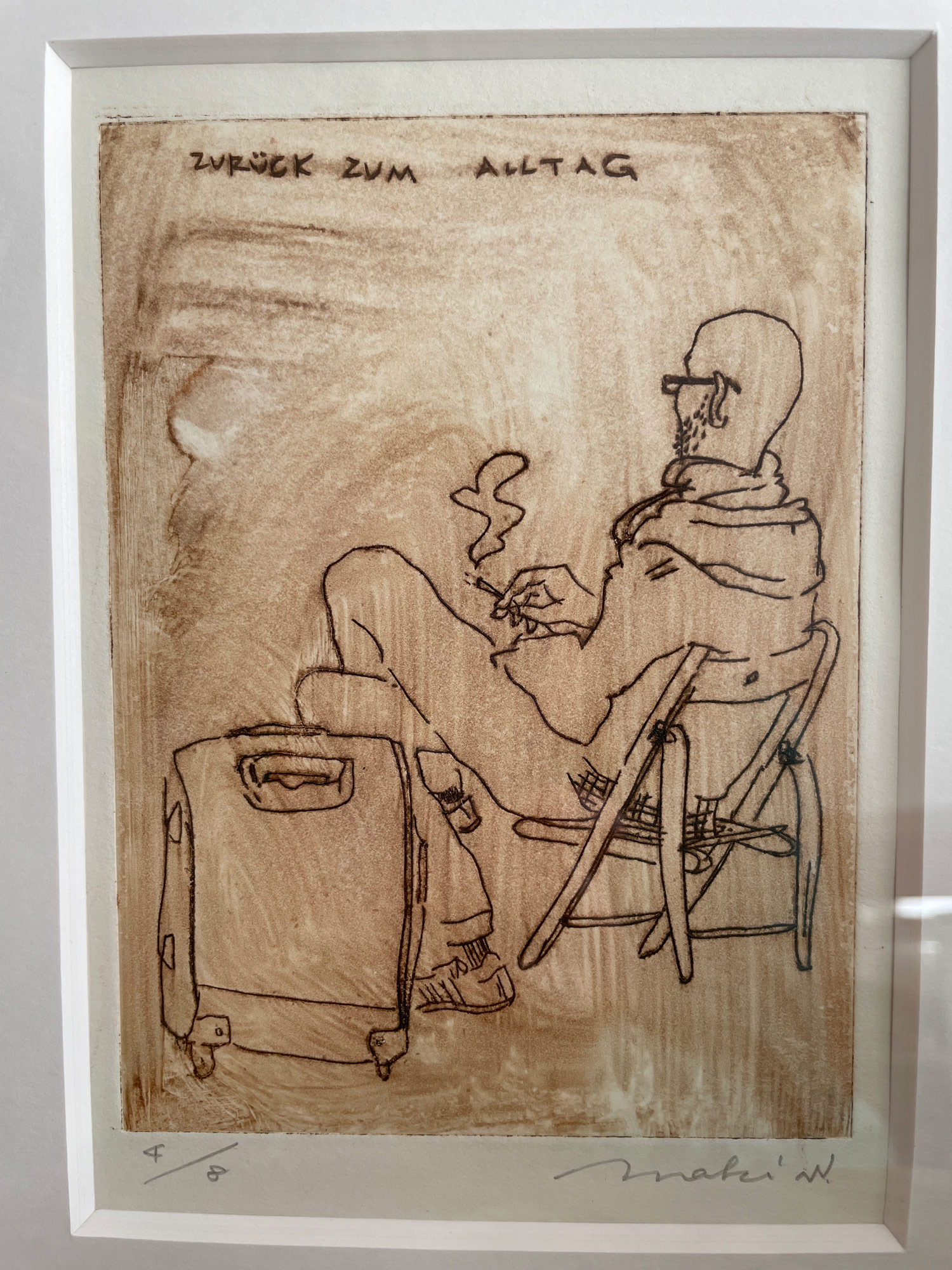 Kaltnadelradierung: Zurück zum Alltag – Bild 6